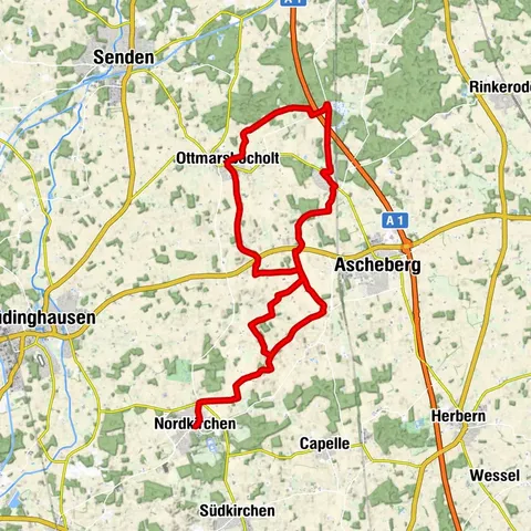 Nordkirchener Pättkestour 6:  Ausflug durch die Davert