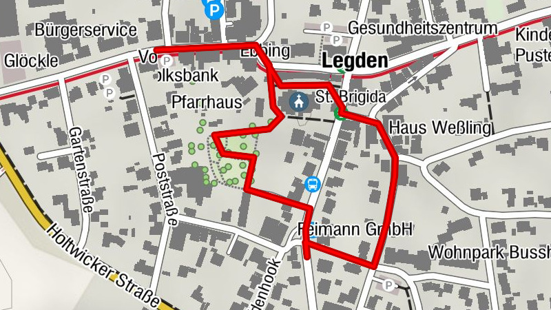 Kleiner Spazierrundgang | Ortskern Legden