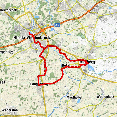 Der Name der Rose | Radroute durch die historischen Ortskerne von Rheda-Wiedenbrück, Langenberg und Rietberg