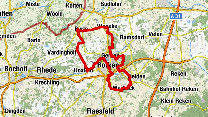 Borken – Stadt, Land, Fluss