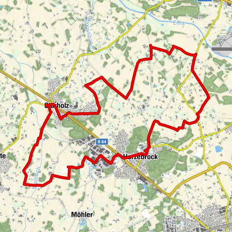 Auf dem R 19 durch Herzebrock-Clarholz