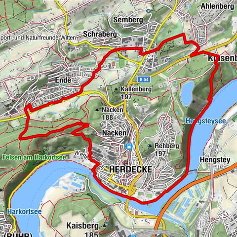 H4 Rundwanderweg "Hengstey- und Harkortsee