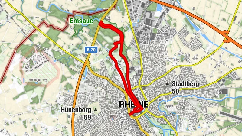 "Stadt, Land, Fluss" in Rheine - Hermannshöhen Tourentipp 01