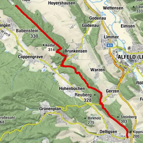 Ith-Hils-Weg Etappe 5: Delligsen – Duingen