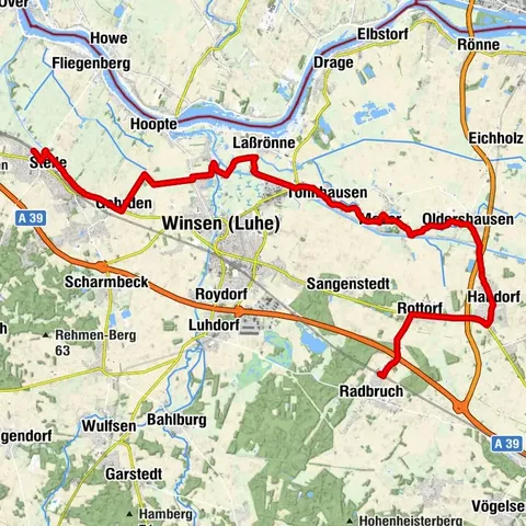 Linientour 14 - Durch die Elbmarsch - Natur pur -