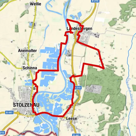 Weser-Radweg Rundtour: Landesbergen-Stolzenau