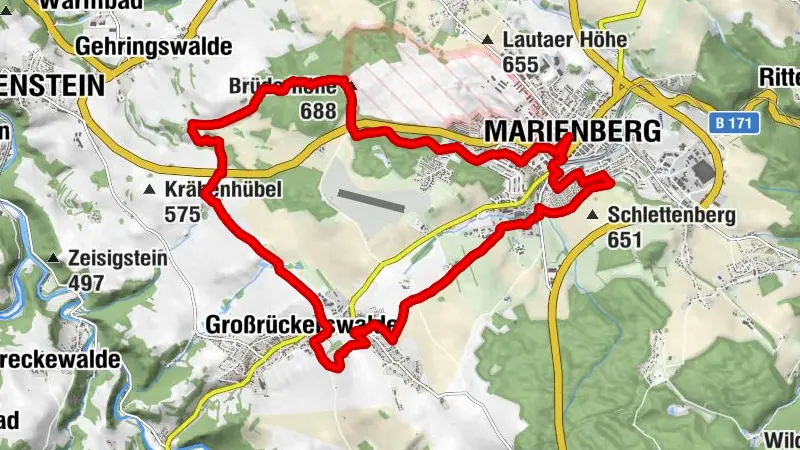 Marienberger Panoramaaussichten auf EB und E3
