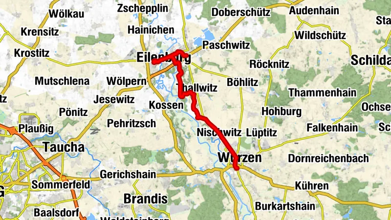 Von Wurzen nach Eilenburg – Auf den Spuren von Ringelnatz und historischen Parks entlang des Mulderadwegs