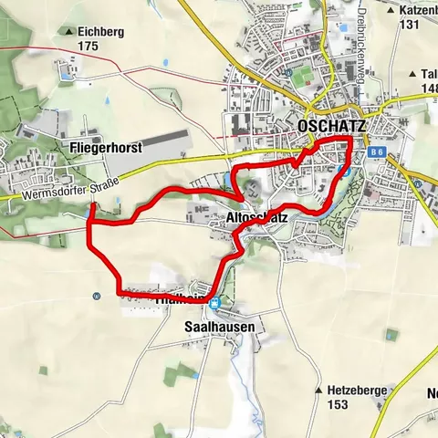 Rundwanderung von Oschatz zum Wüsten Schloss