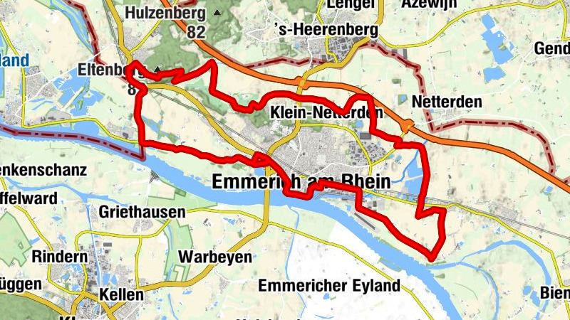 Kennenlernroute rund um Emmerich am Rhein