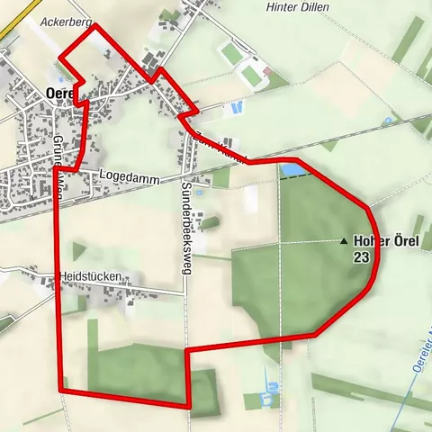 ORTSWEG Rund um Oerel