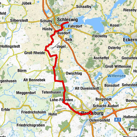 Ochsenweg-Etappe: Von Rendsburg nach Schleswig