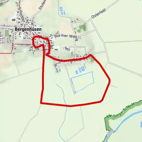 Wanderung durch Bergenhusen