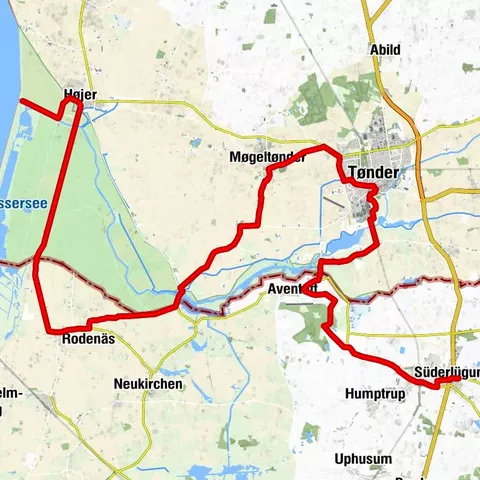 Grenzroute: Etappe 1 - Hoyer nach Süderlügum