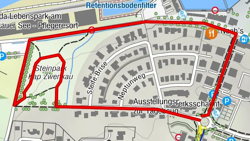 Geologischer Lehrpfad am Zwenkauer See