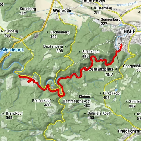Harzer-Hexen-Stieg - 5. Etappe - von Altenbrak nach Thale