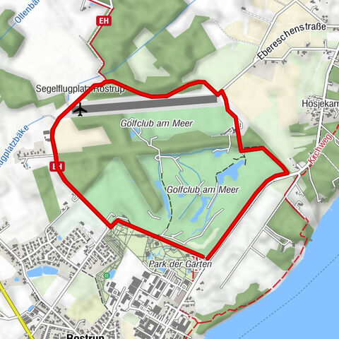 Rund um den Golfplatz