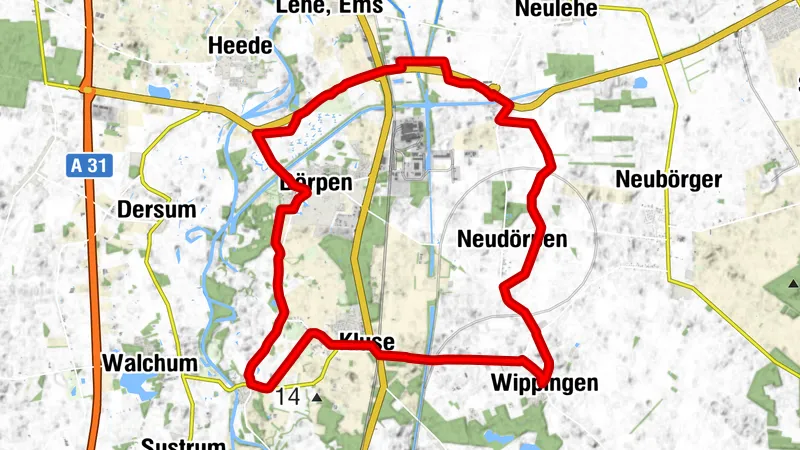 Radroute Dörpen Ost