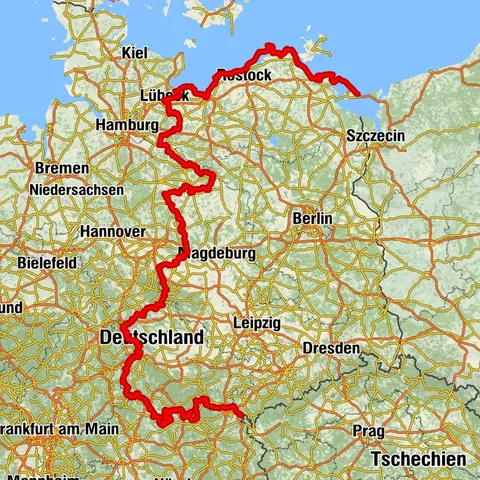 Iron-Curtain-Trail Deutschland / Ahlbeck-Dreiländereck