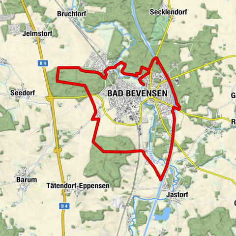 Strecke Nr.21 Halbmarathon