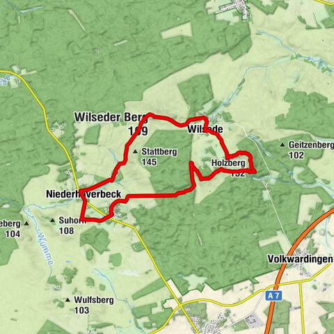 Wanderweg: Heideschleife Wilseder Berg