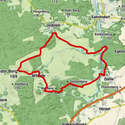Wanderweg: Heideschleife Radenbachtal