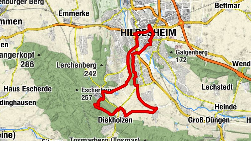 Alter Bahndamm Fahrradtour 