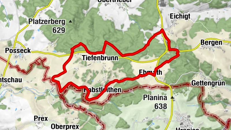"Rundweg am Dreiländereck" - Geh.Zeiten 6