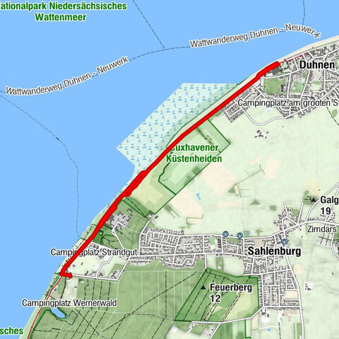 Cuxhaven - Terrainkurweg 1
