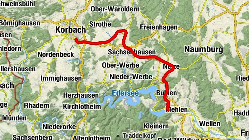 Ederseebahn-Radweg - Auf den Spuren der alten Ederseebahn