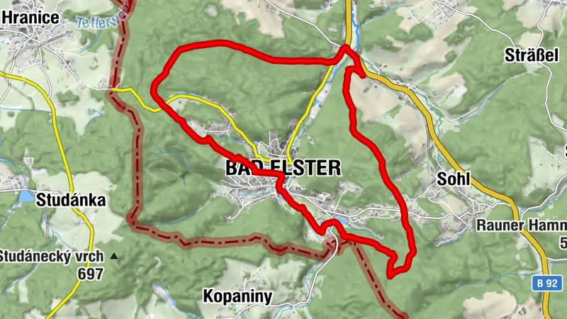 Ringweg um Bad Elster