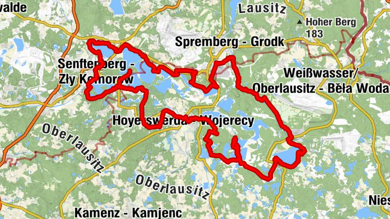 Seenland-Route - bewegende Entdeckungen