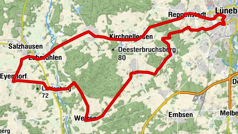 Tour ins Reitsportgebiet Luhmühlen