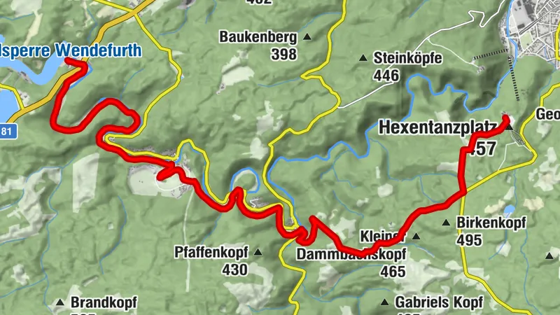 Vom Hexentanzplatz nach Wendefurth
