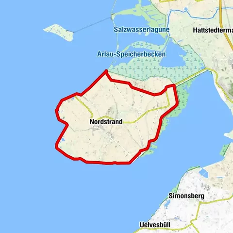 "Einmal um die Insel" auf Nordstrand