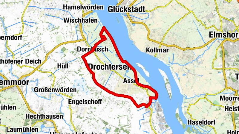 Elbinselroute: Altes Land am Elbstrom Radtour
