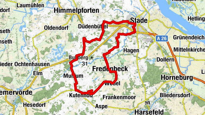 Mühlenroute: Altes Land am Elbstrom Radtour