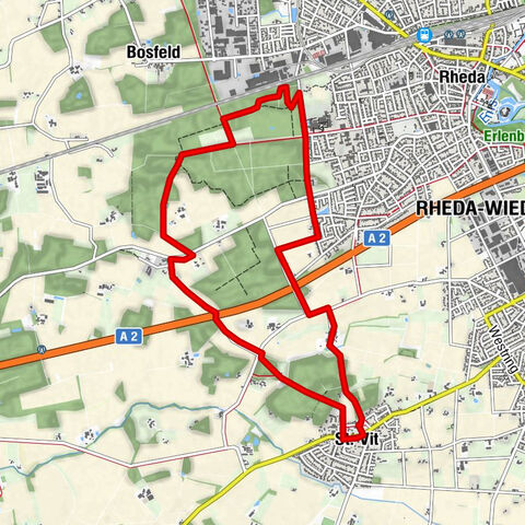Wanderweg A 1 - Mit der Kirche um's Dorf