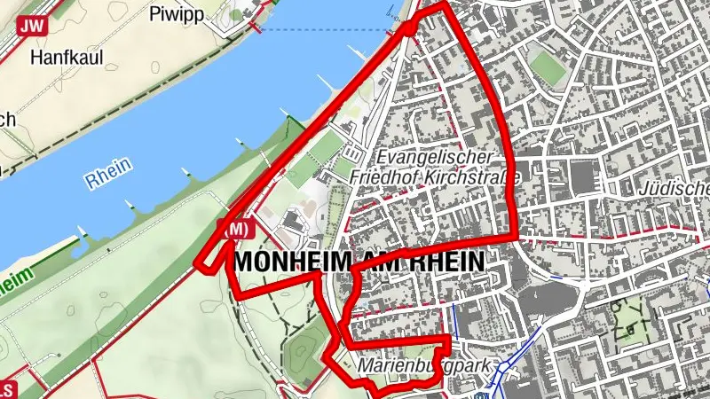 Entdeckerschleife Monheimer Altstadtrunde