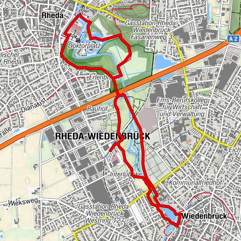 Durch den Flora-Westfalica-Park (Eintritt frei)