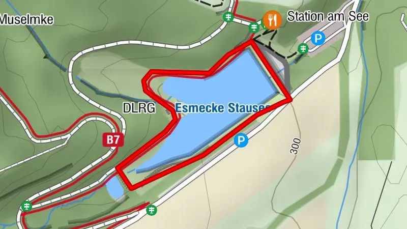 Kleiner Spaziergang rund um den Esmecke Stausee