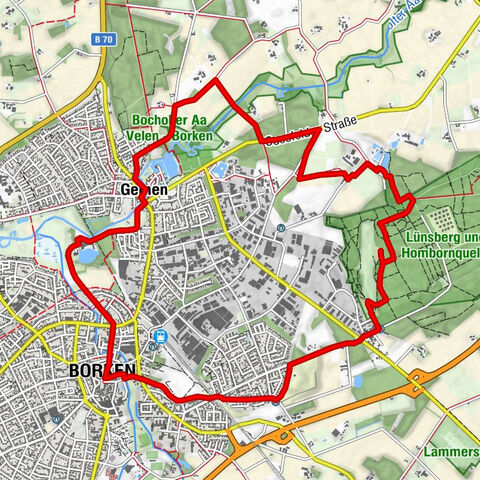 B2 Durch die Berge zur Jugendburg Gemen
