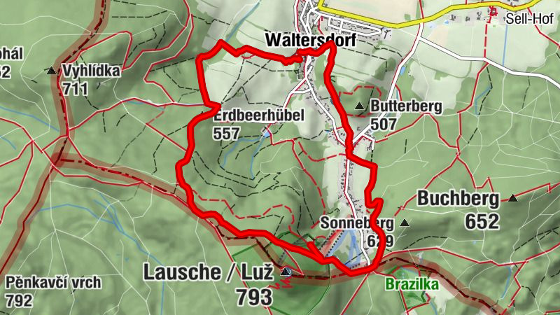 Über den Naturlehrpfad auf die Lausche (793 m)