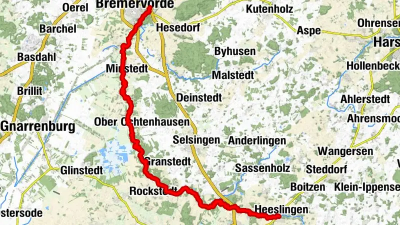 Paddeln auf der Oste: Heeslingen-Bremervörde