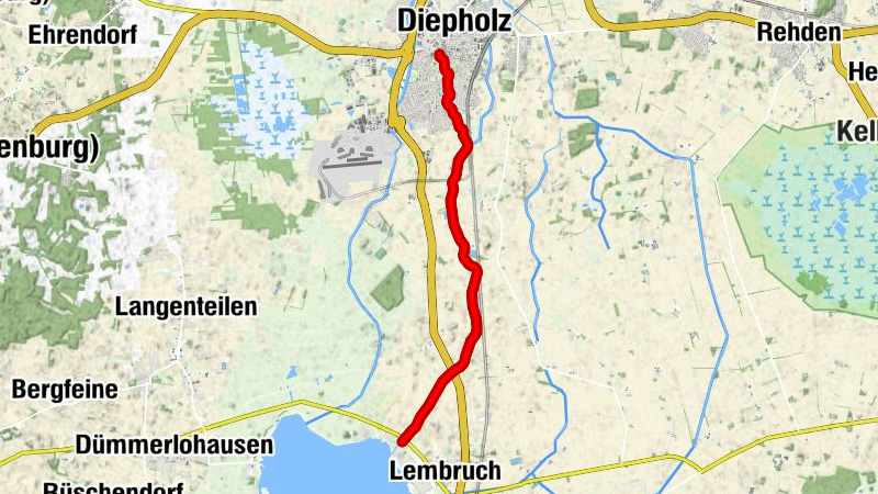 Kanutour auf der Lohne von Eickhöpen bis Diepholz