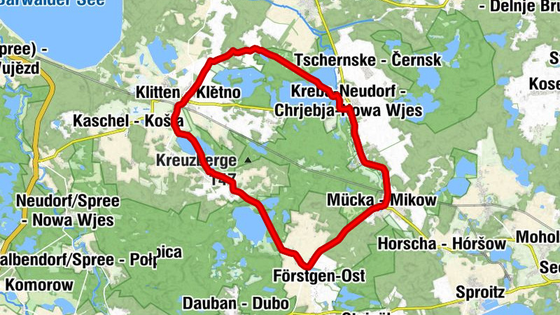 Heidedörfer Tour (Tour 9 im Landkreis Görlitz)