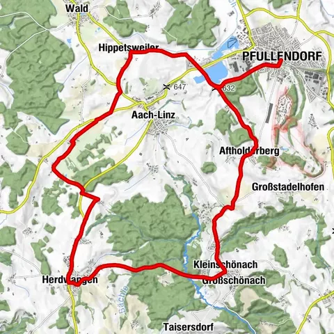 Radtour von Pfullendorf durchs Ruhestetter Ried