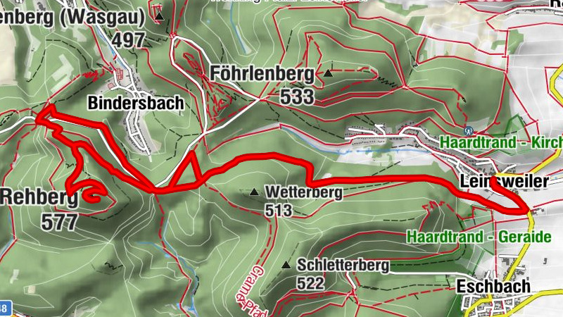Leinsweiler Rundwanderweg Route 4