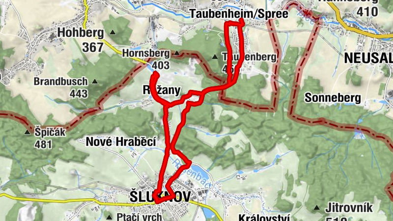 Nachbarn begegnen sich