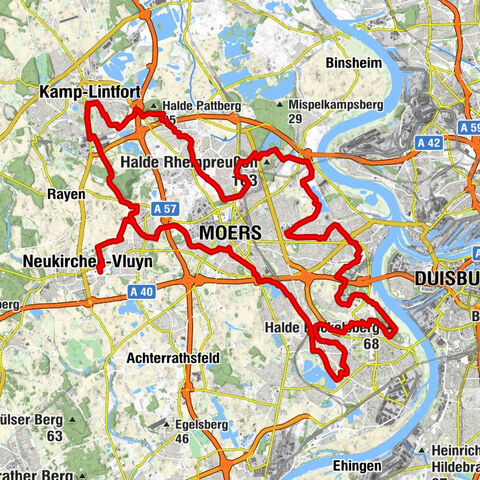 Bergbauwanderweg Niederrhein